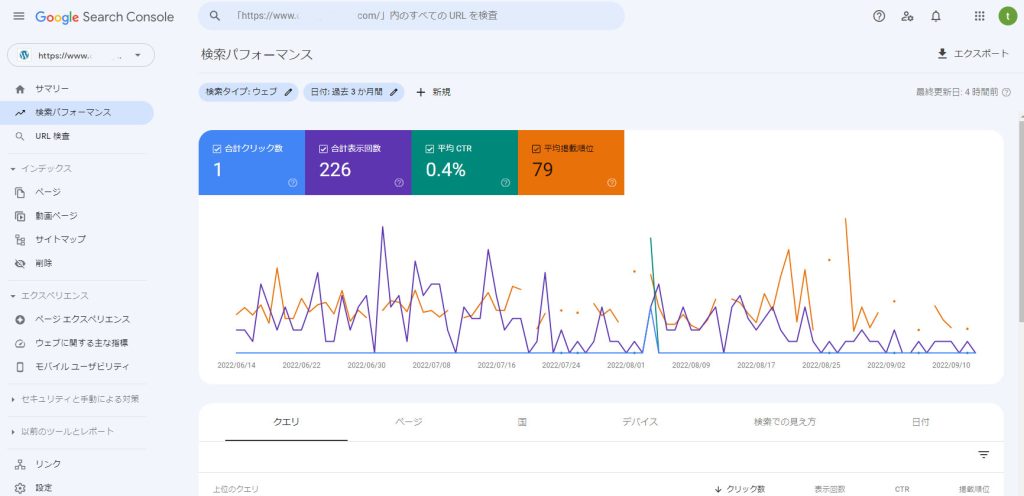 サイトコンソール画像